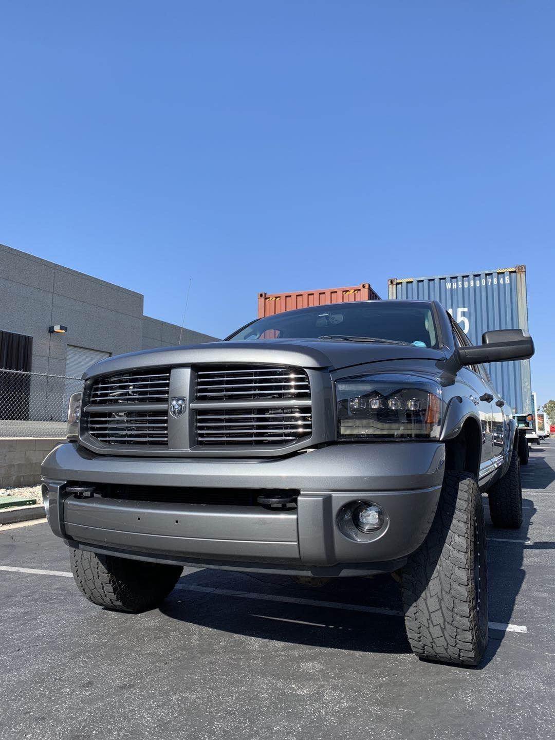 Alpha Rex 06-08 Dodge Ram NOVA-Series LED Projector Headlights Chrome