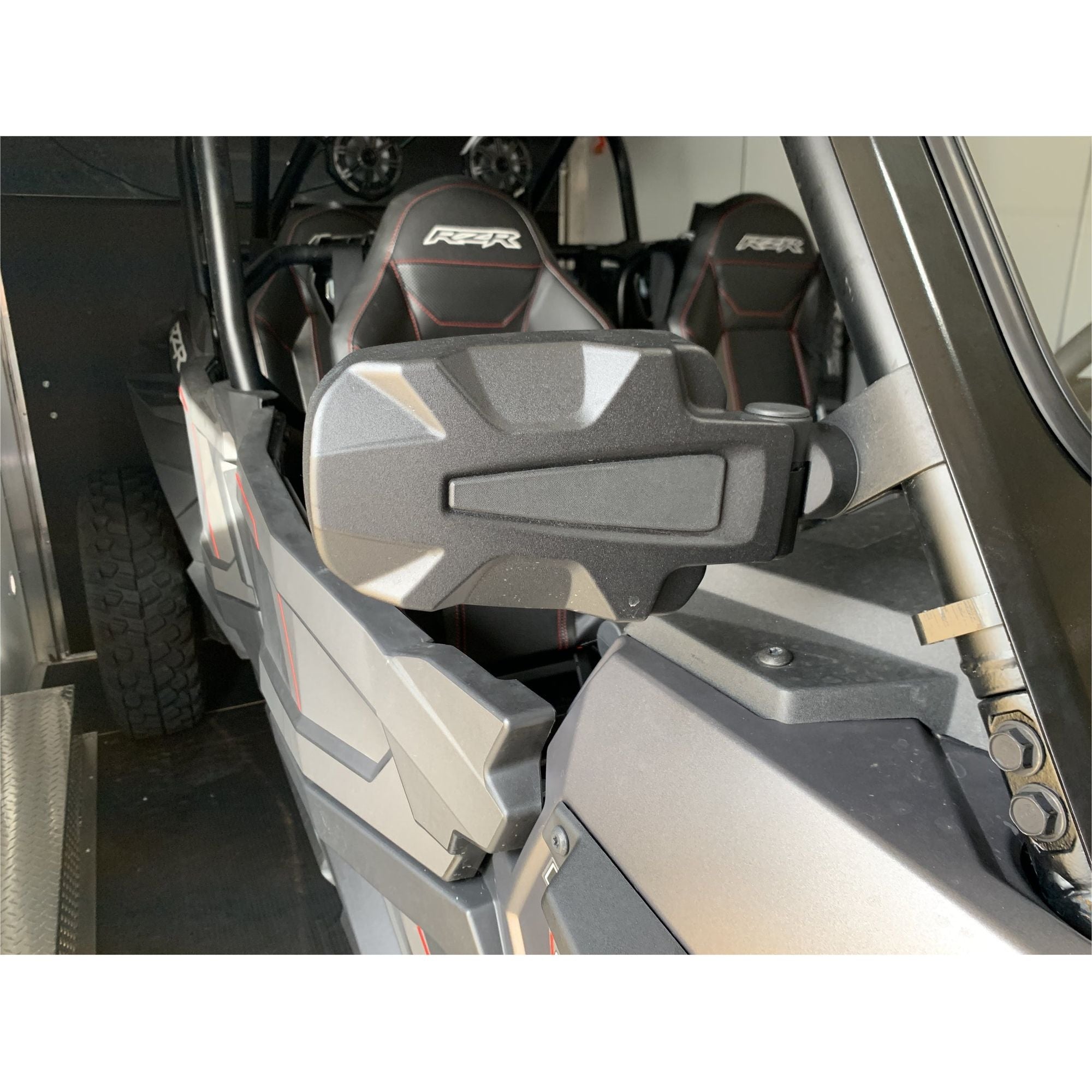 Cast Aluminum Side Mirror Set