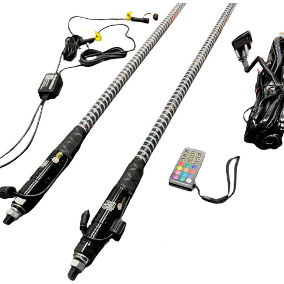 Kool Whips 4ft LED Whips V2 (Pair)