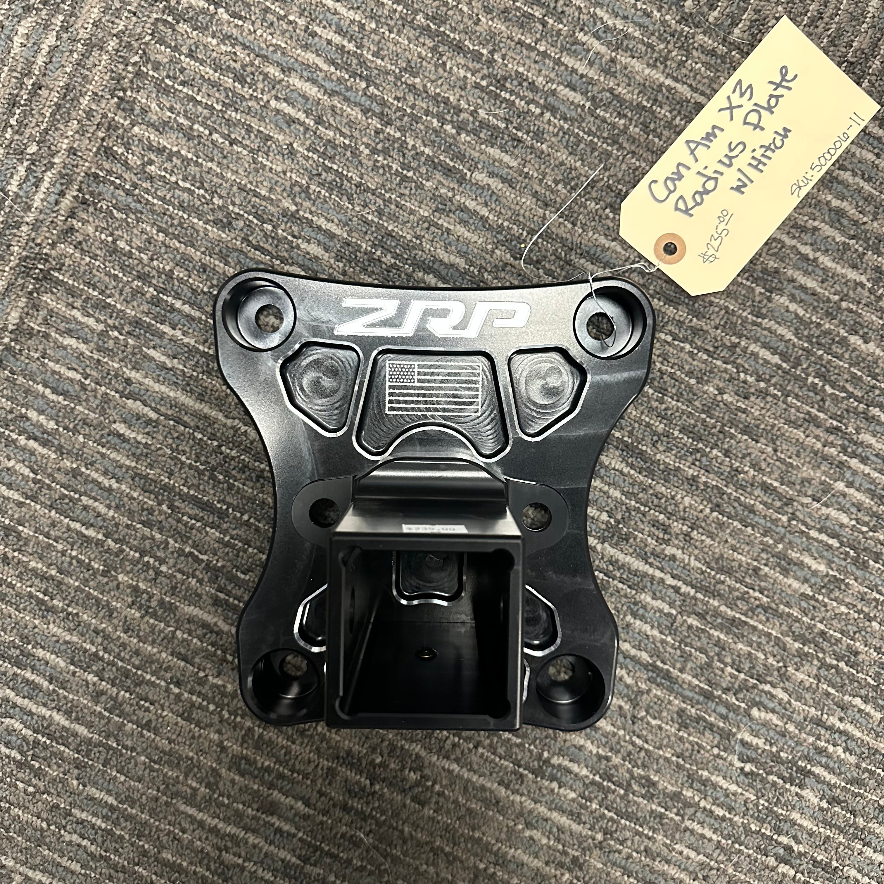 Can Am X3 Radius Plate w/ Receiver (GARAGE SALE)