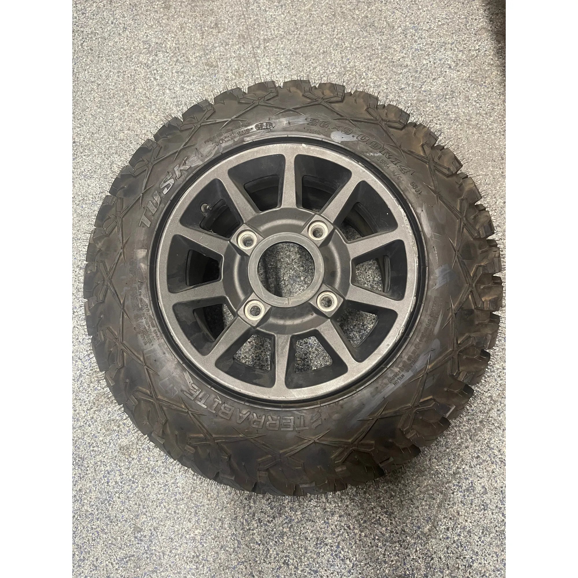 Used Mounted Wheel & Tire 4X156 26x9 R14 (GARAGE SALE)