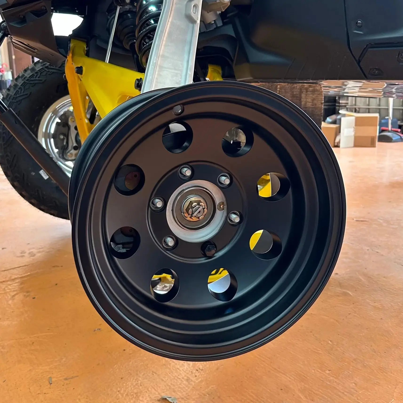 Can Am Maverick R Baja Sand Wheel Set (Satin Black)