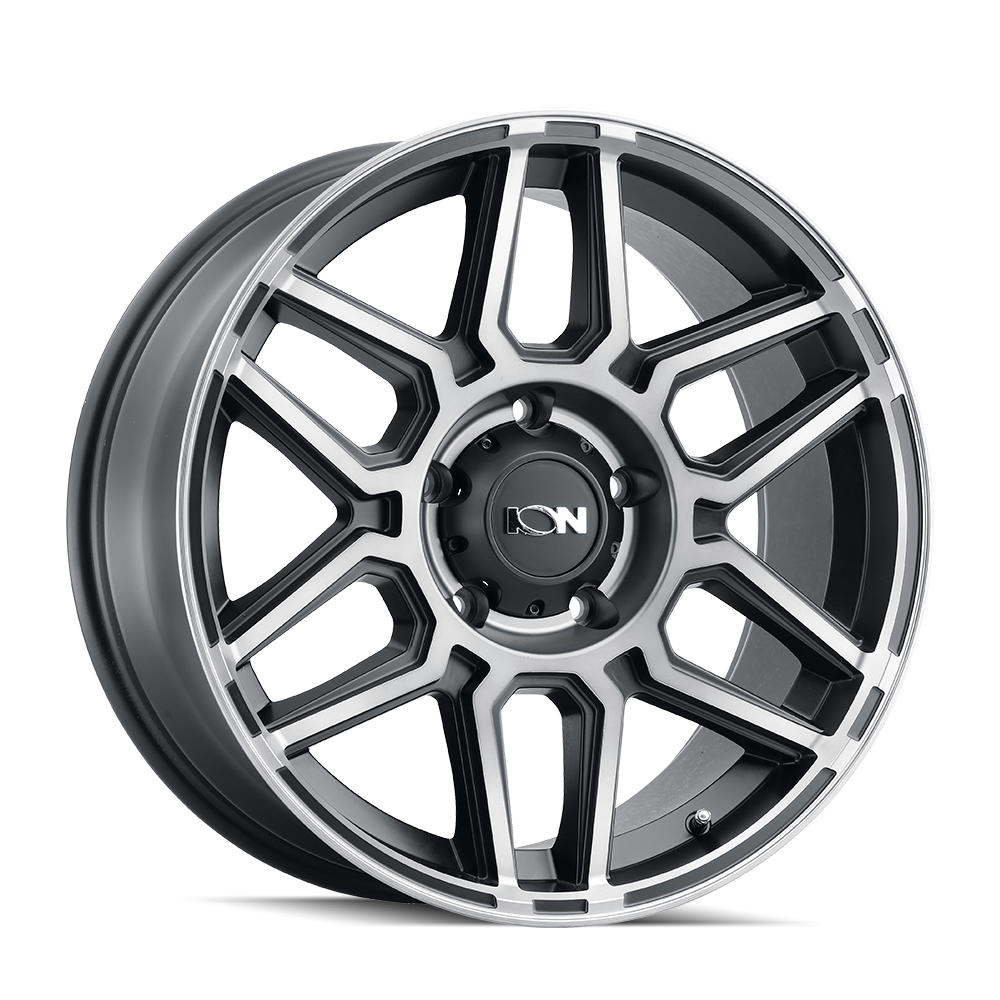 ION ALLOY ION 146 MATTE BLACK MACHINED WITH DARK 20X9 6-139.7 0MM 106MM