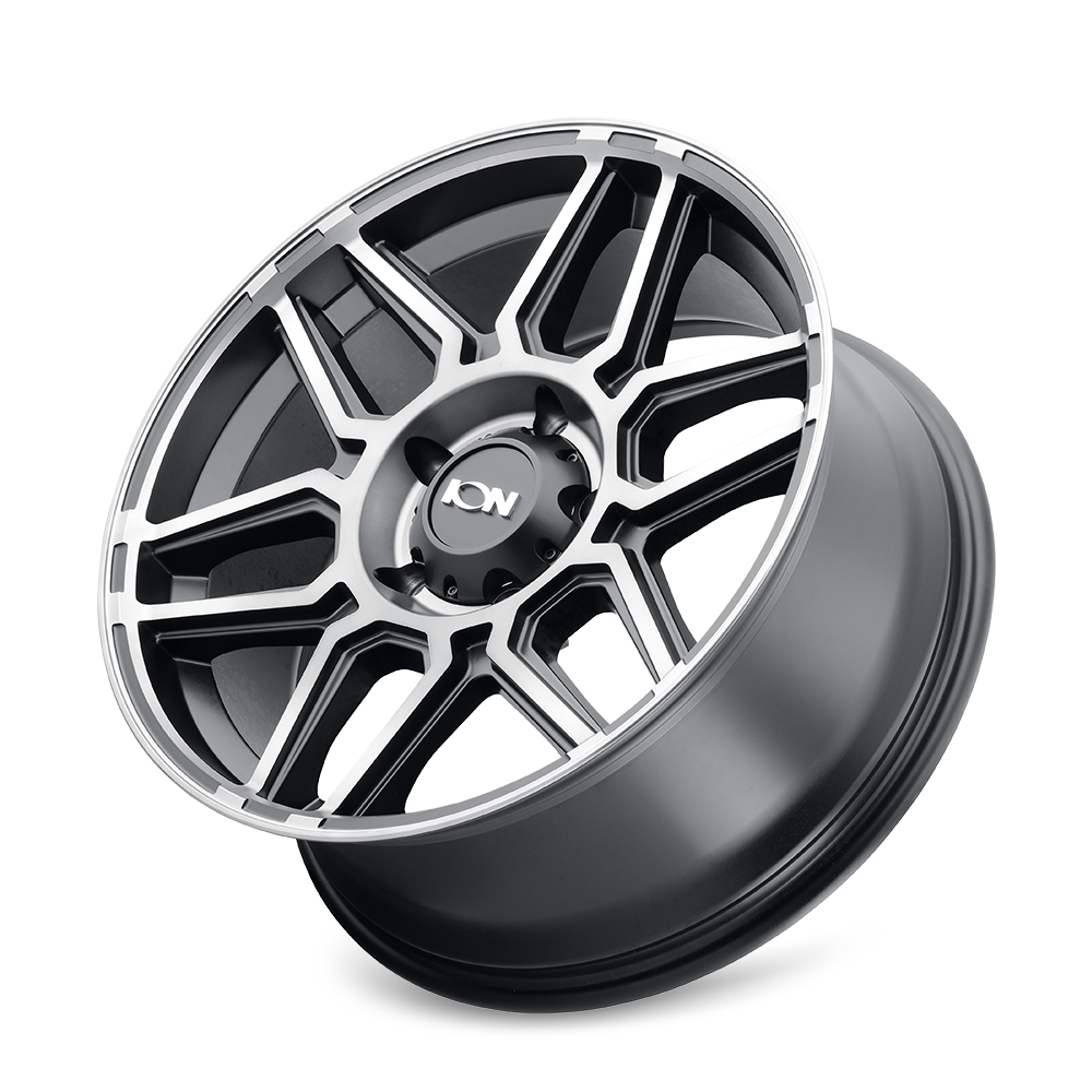 ION ALLOY ION 146 MATTE BLACK MACHINED WITH DARK 20X9 6-139.7 0MM 106MM
