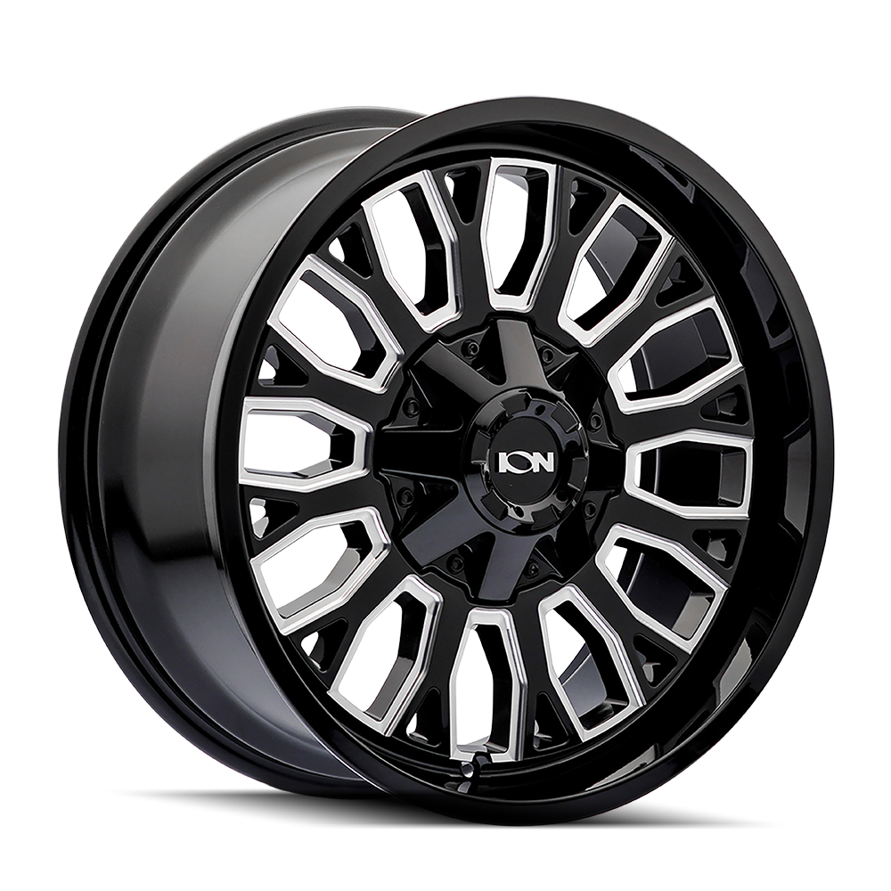 ION ALLOY ION 152 GLOSS BLACK MILLED 20X9 8-180 0MM 124.1MM