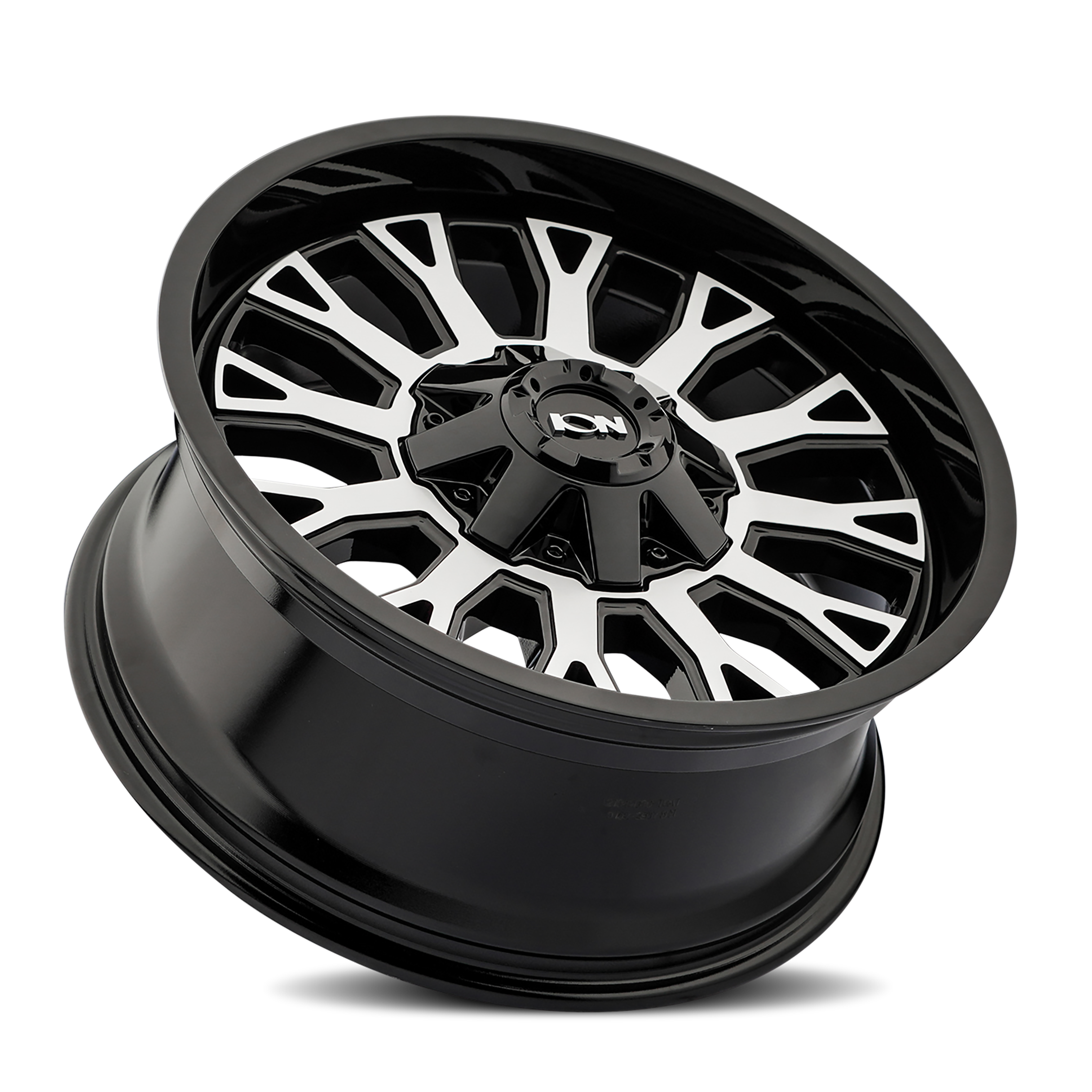ION ALLOY ION 152 GLOSS BLACK MACHINED 20X9 8-180 0MM 124.1MM