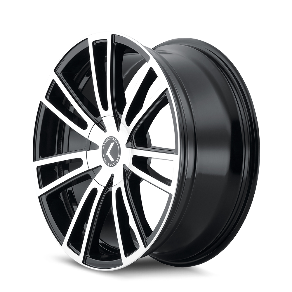 KRAZE KRAZE SPECTRA 183 GLOSS BLACK MACHINED 20X8.5 5-115/5-120 38MM 74.1MM