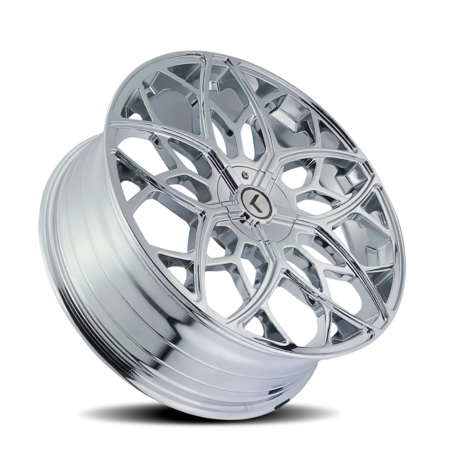 KRAZE KRAZE RICOCHET KR184 CHROME 22X8.5 5-115/5-120 38MM 74.1MM