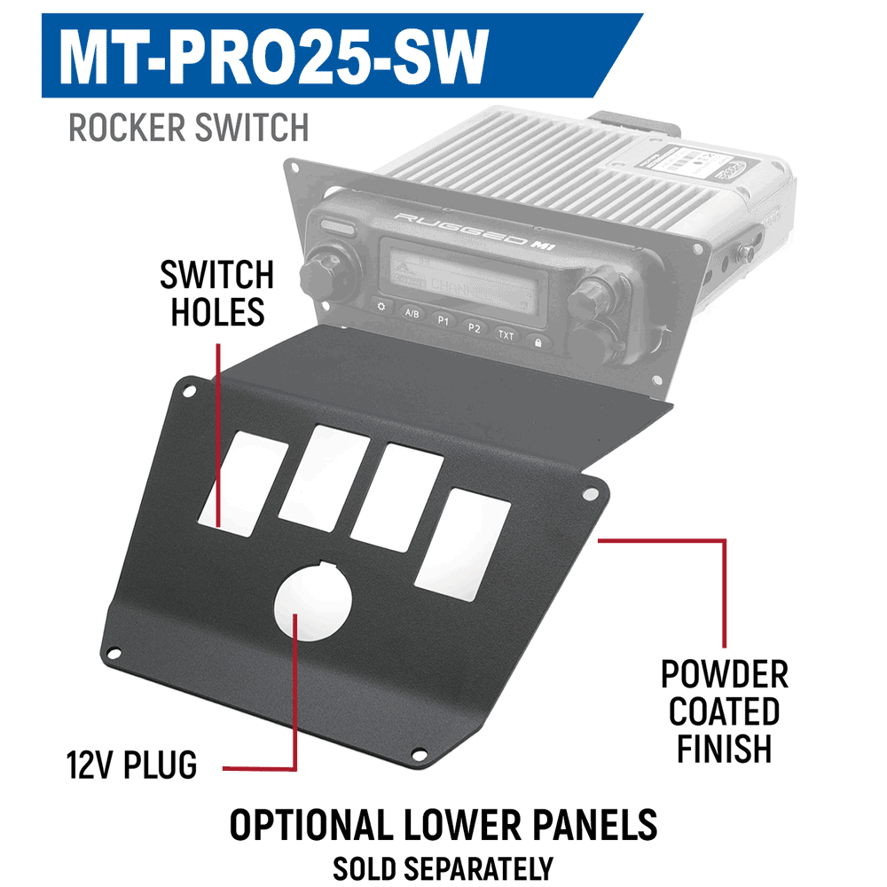 2025 and Newer Polaris RZR Pro XP Pro R and Pro S - Complete Communication Kit with Bluetooth Intercom and 2-Way Radio