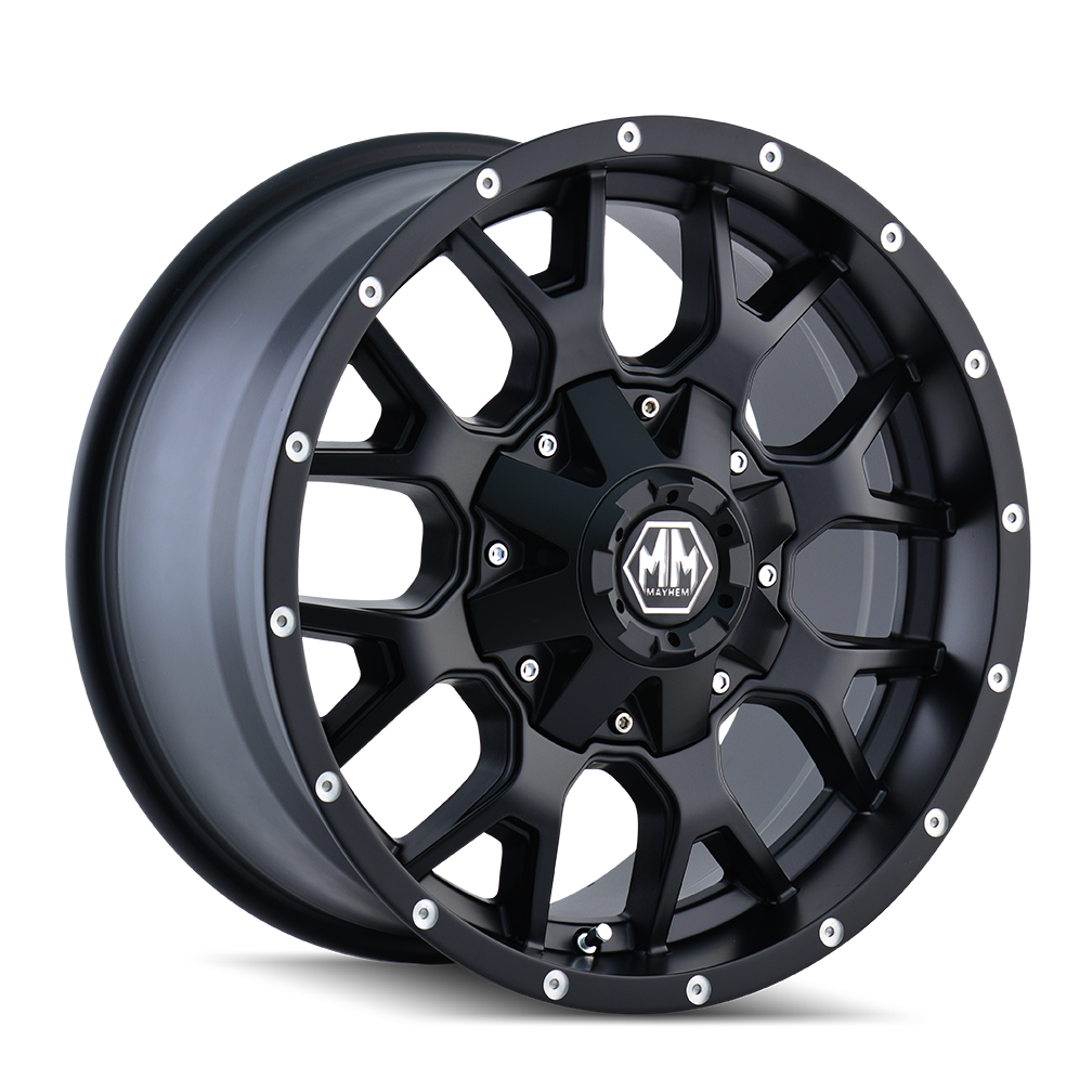 MAYHEM MAYHEM WARRIOR 8015 MATTE BLACK 20X9 5-127/5-139.7 0MM 87MM