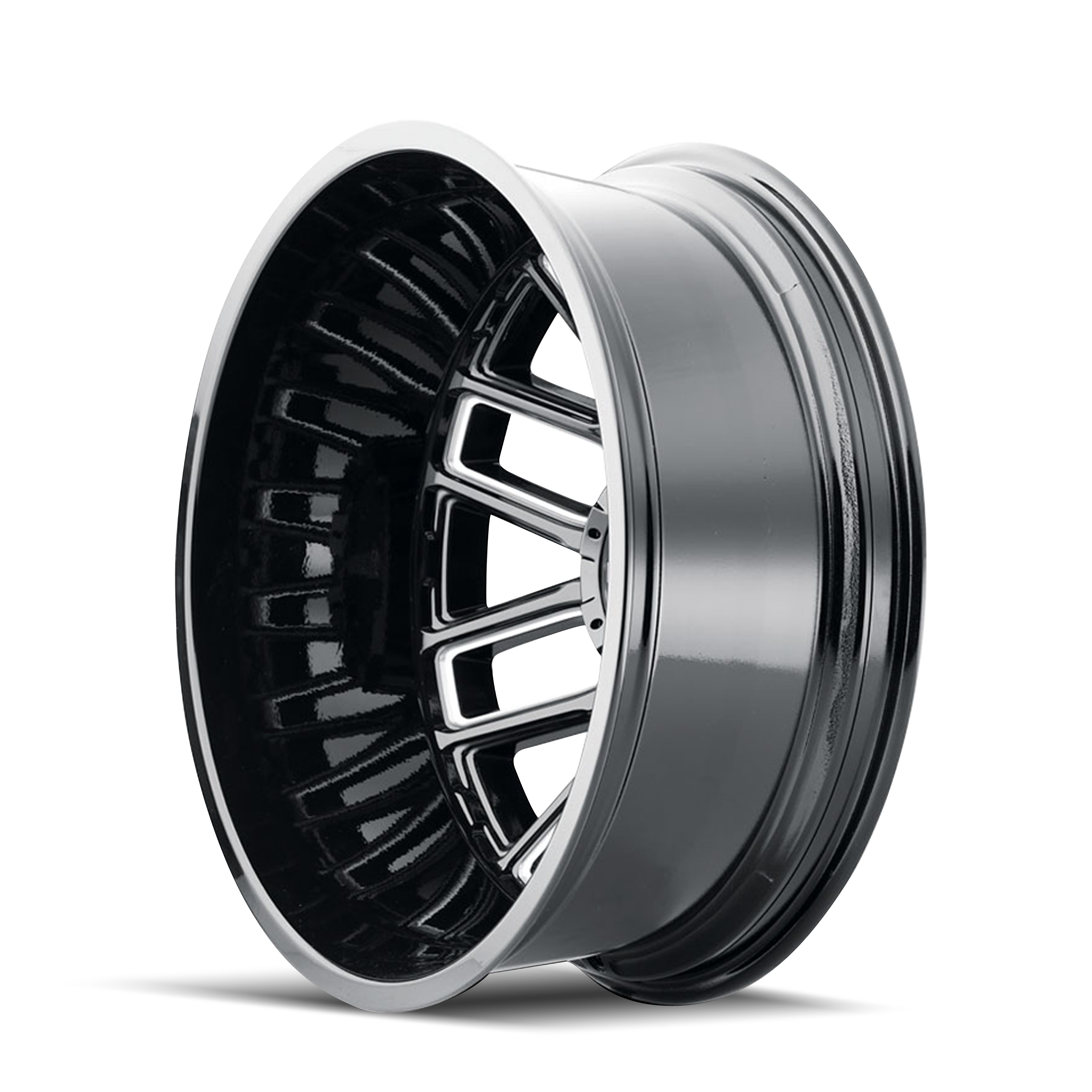 MAYHEM MAYHEM COGENT DUALLY (8107D) GLOSS BLACK MILLED 20X8.25 REAR 8-200 -192MM 142MM