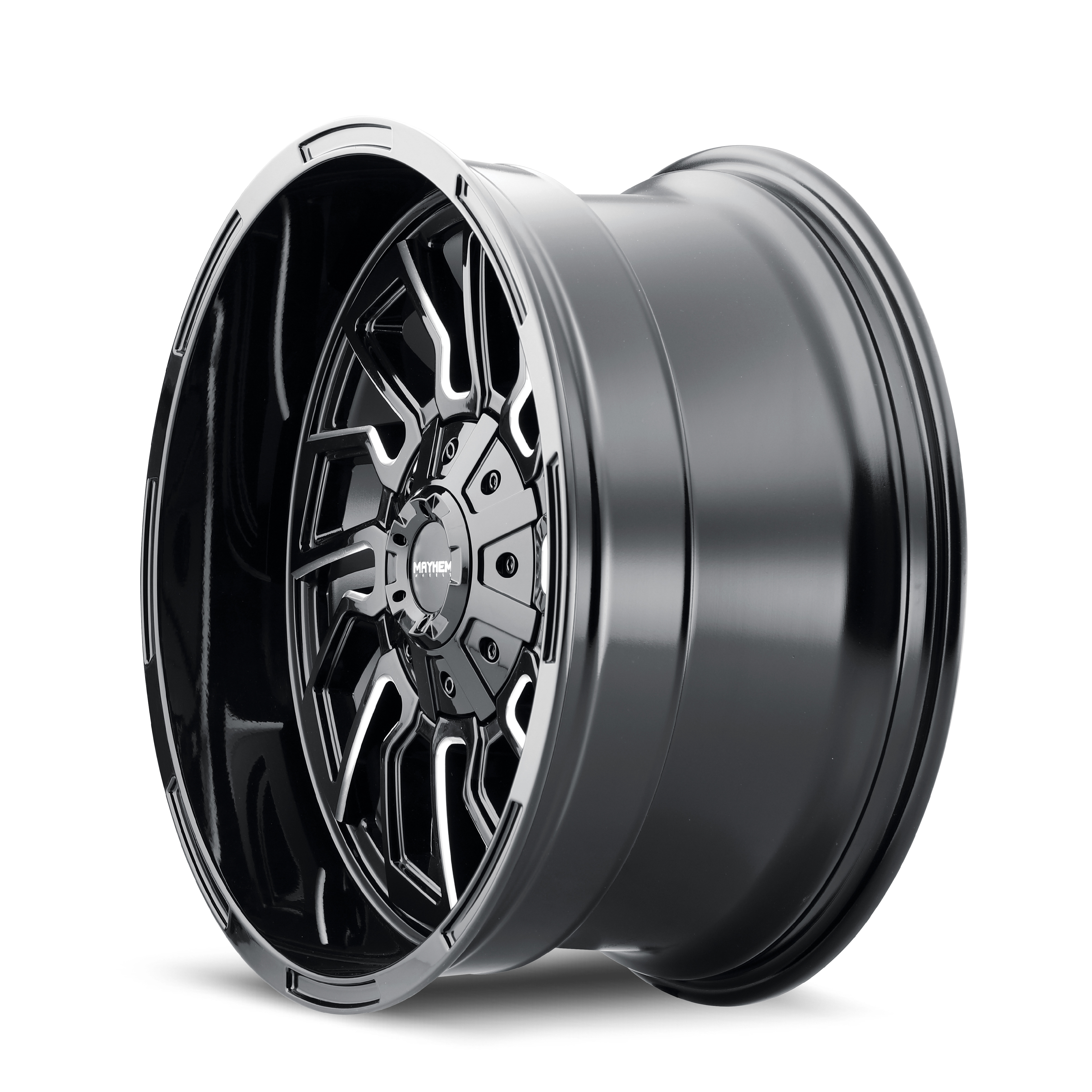 MAYHEM MAYHEM FLYWHEEL 8111 GLOSS BLACK MILLED 20X9 5-127/5-139.7 0MM 87.1MM