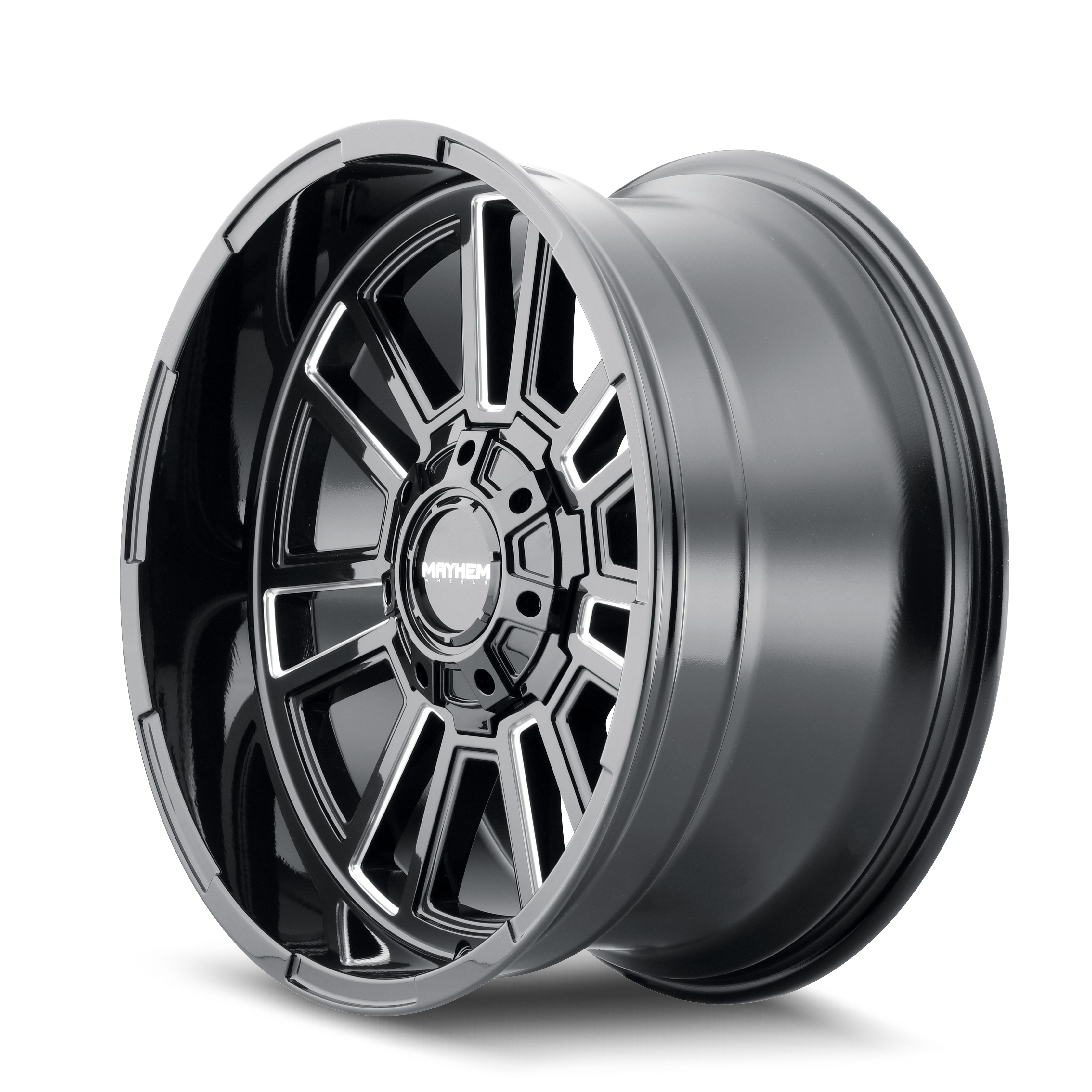 MAYHEM MAYHEM APOLLO 8115 GLOSS BLACK MILLED 20-10 8-170 -19MM 125.2MM
