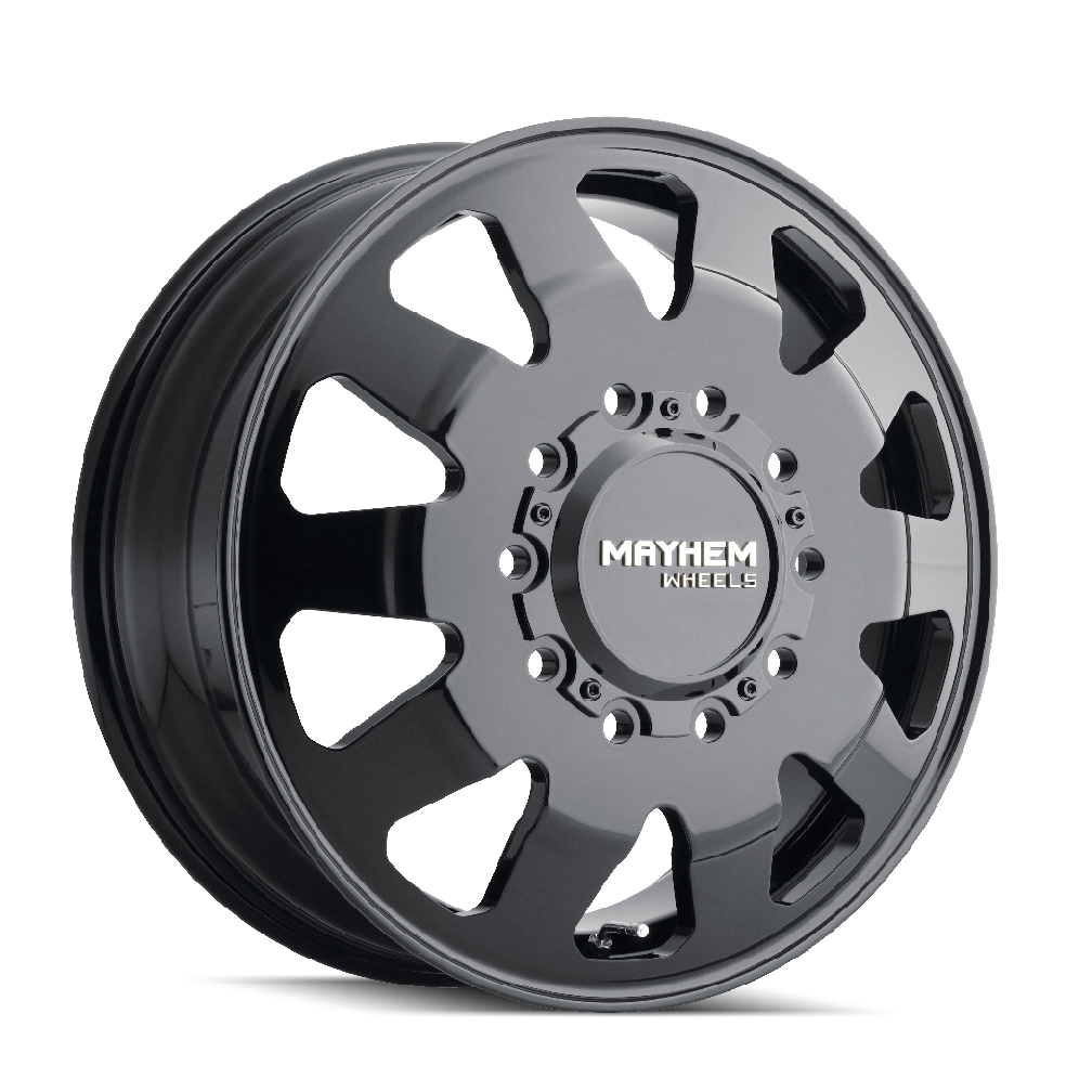 MAYHEM MAYHEM CHALLENGER 8181 FORGED GLOSS BLACK 22X8.25 10-225 169MM 170.1MM