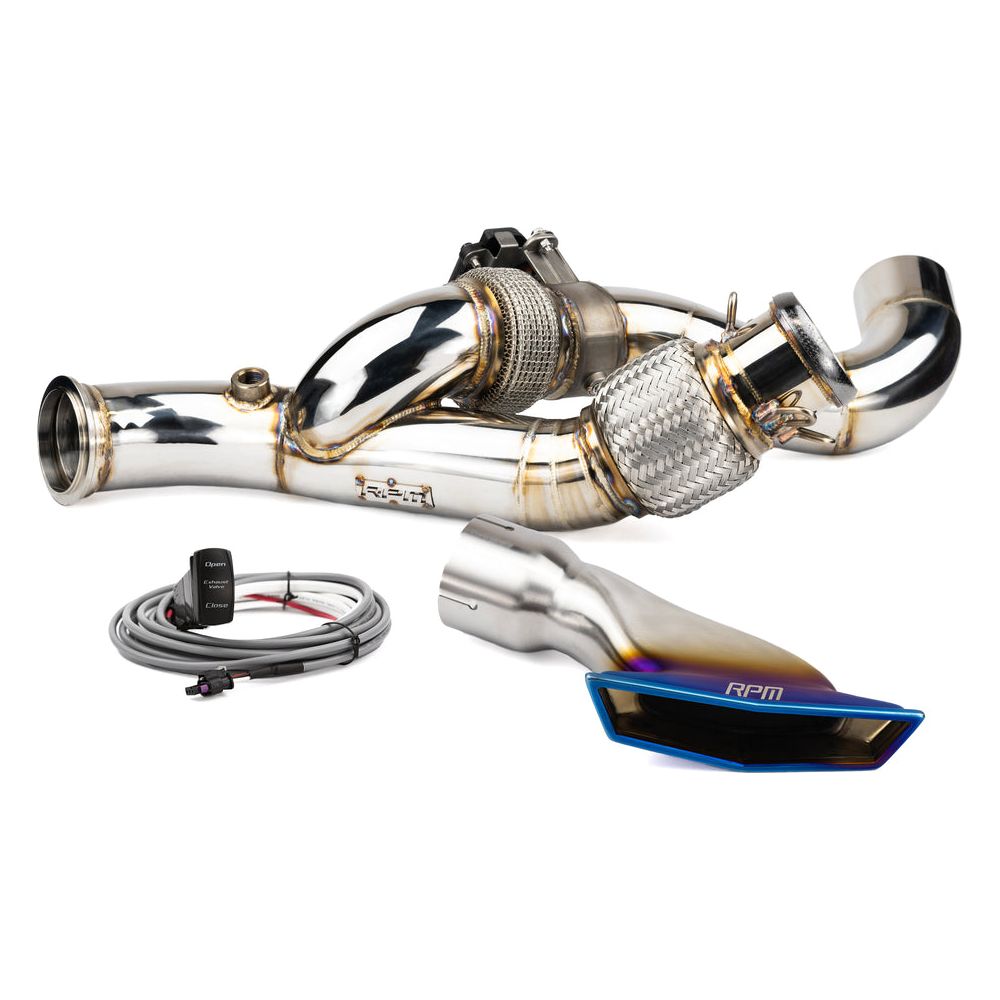 Can Am Maverick R 3" E-Valve Mid Pipe