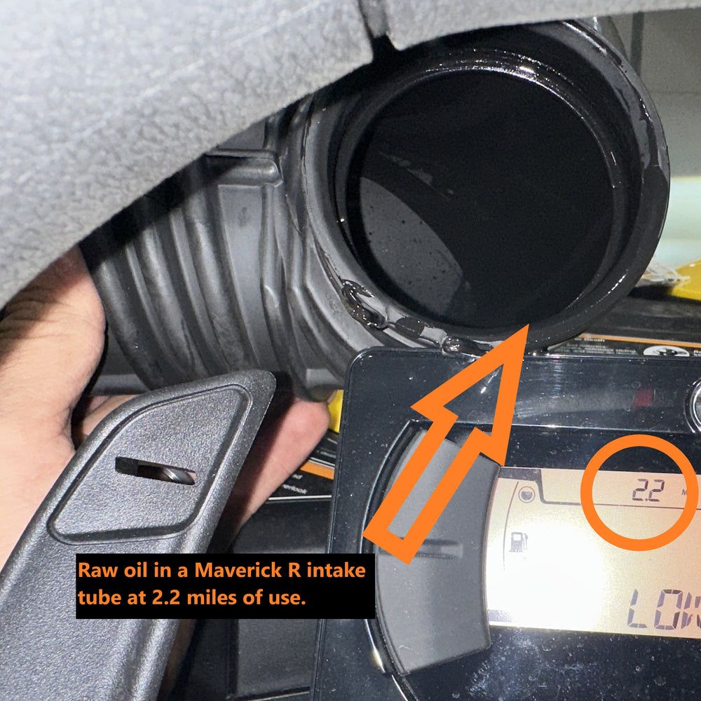 Can Am Maverick R Dual Baffle Oil Catch Can