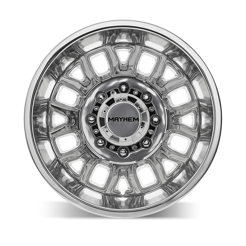 MAYHEM MAYHEM COGENT DUALLY (8107D) POLISHED 17X6.5 8-165.1 -142MM 121.3MM