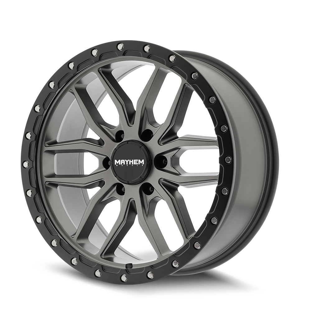 MAYHEM MAYHEM VECTOR 8310 MATTE GUNMETAL BLACK LIP 17X9 6-135 18MM 87.1MM