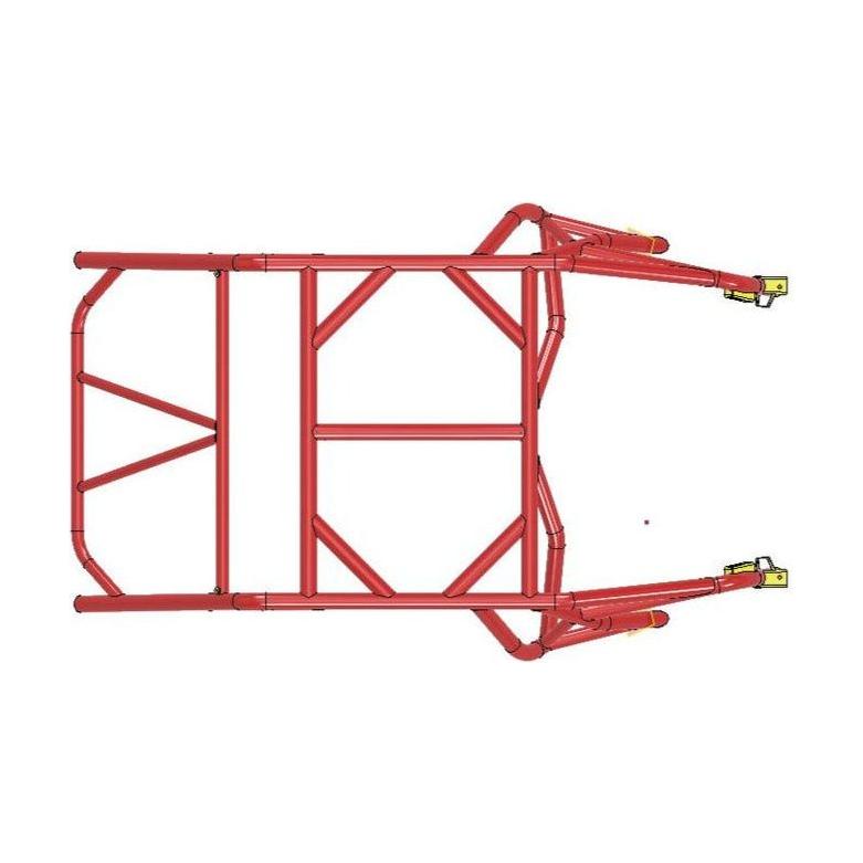 Polaris RZR Pro R (2-Seater) RivTab DIY (Weld Yourself) Roll Cage Kit