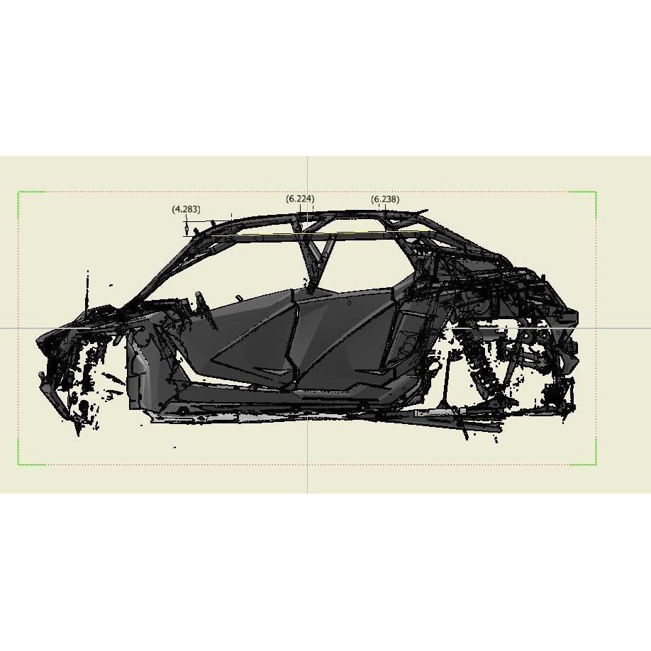 Polaris RZR Pro R (4-Seater) RivTab DIY (Weld Yourself) Roll Cage Kit