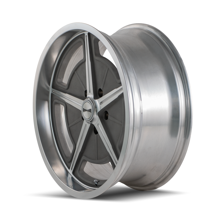 RIDLER RIDLER 605 MATTE AS-CAST MACHINED 18X8 5-120.65 0MM 83.82MM