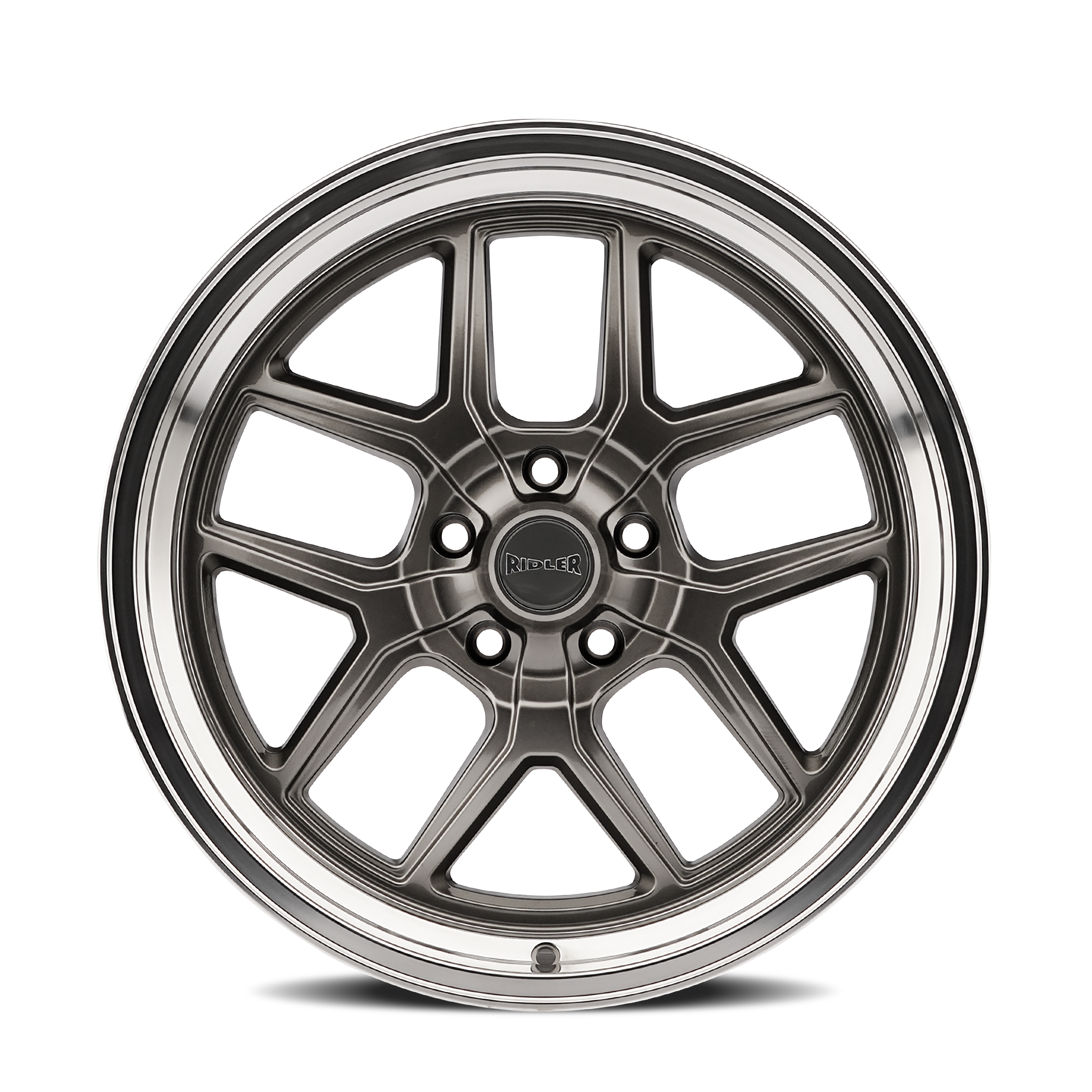 RIDLER RIDLER 610 GLOSS GREY POLISHED 17X7 5-120.65 0MM 83.82MM