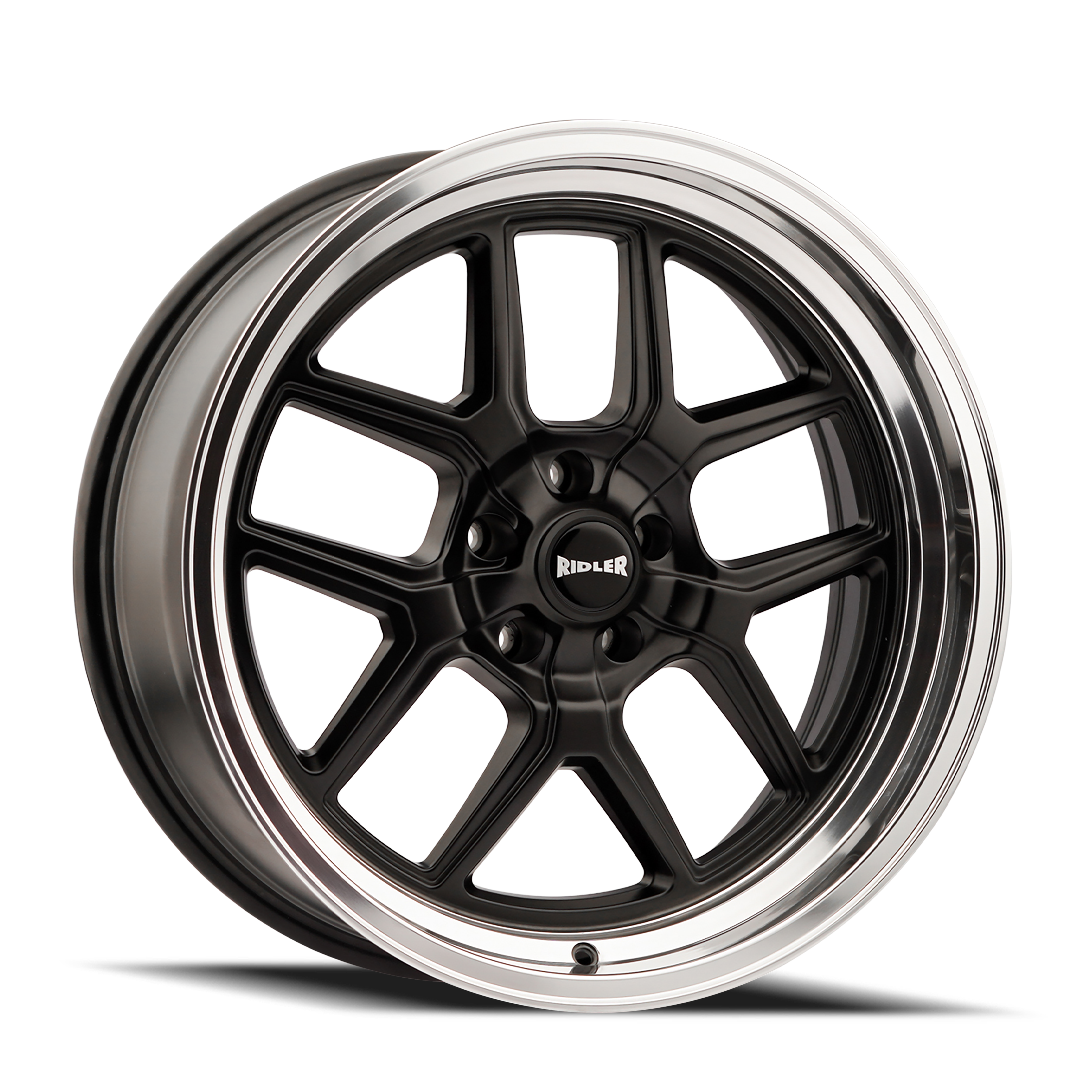 RIDLER RIDLER 610 MATTE BLACK POLISHED 20X10 5-114.3 0MM 83.82MM