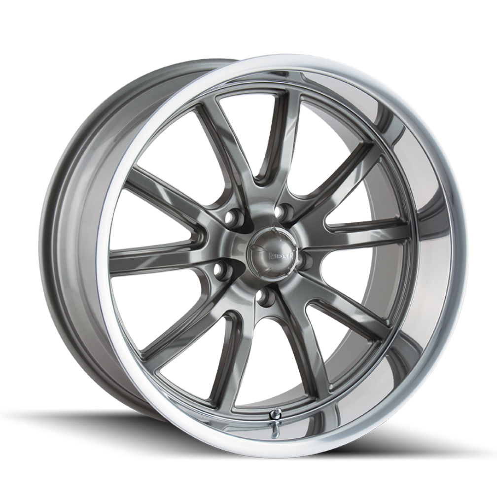 RIDLER RIDLER 650 GLOSS GREY POLISHED 20X8.5 5-120.65 0MM 83.82MM