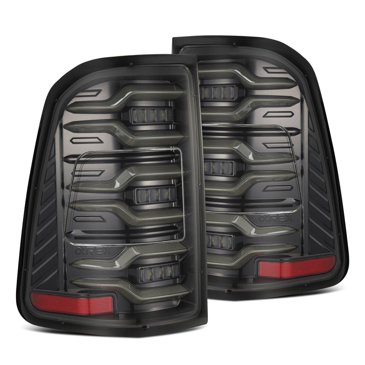 Alpha Rex 19-24 Ram 1500 LUXX-Series LED Tail Lights Alpha-Black