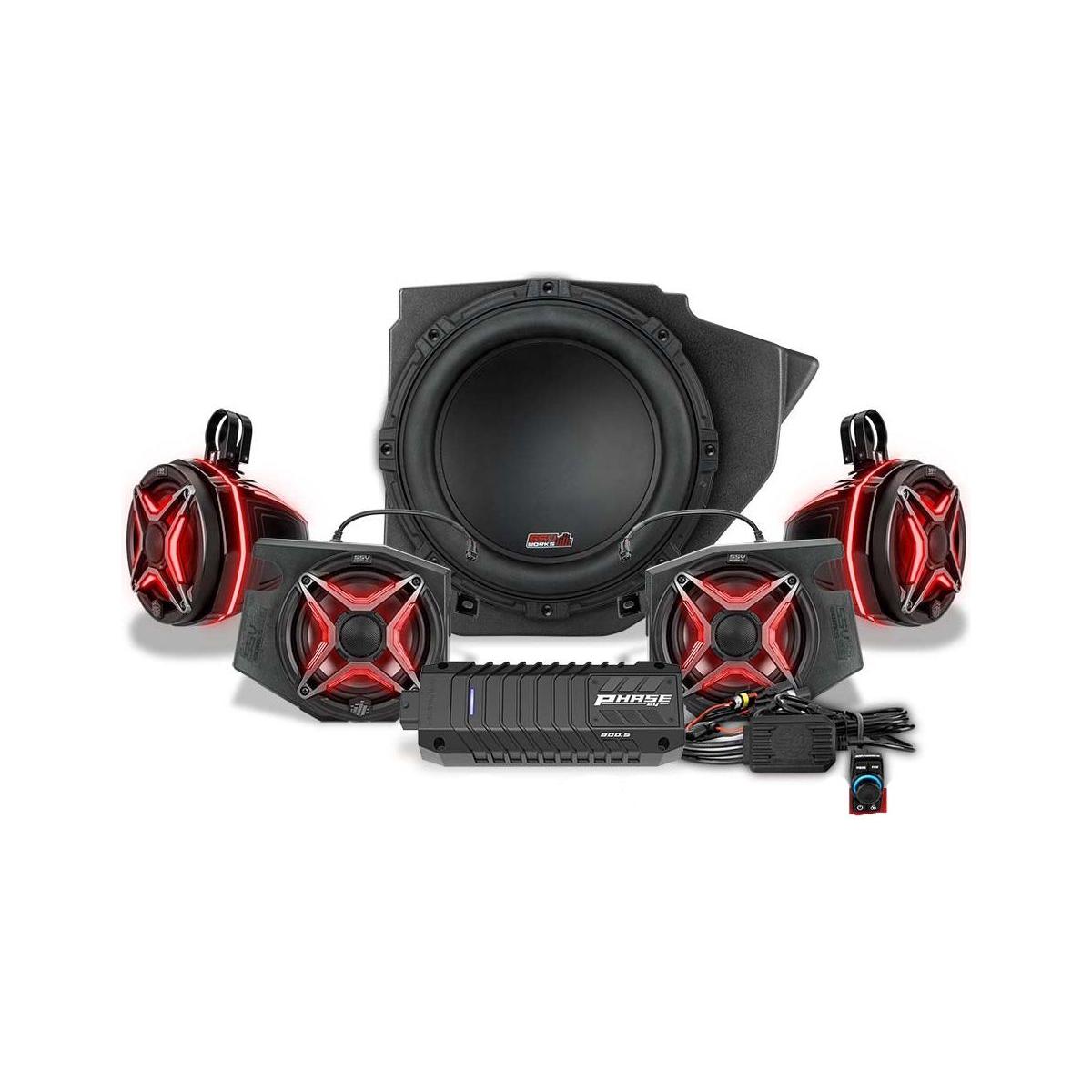 Polaris RZR Ride Command V-Spec 5 Speaker Plug-&-Play Kit