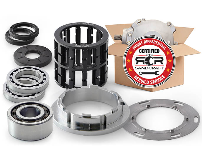 GEN 2 - BULLETPROOF FRONT DIFFERENTIAL RE-BUILD - TURBO 'S' / RS1 / PRO XP