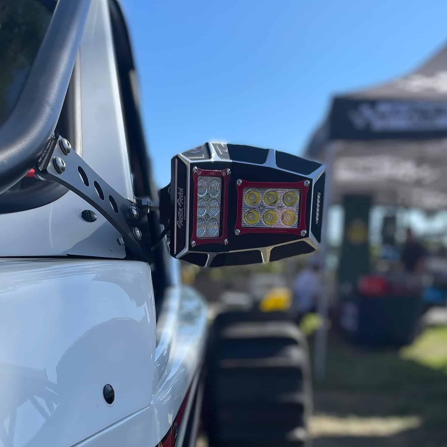 Sawtooth Side Mirrors (M10-1.25 Threaded Ball Mount)