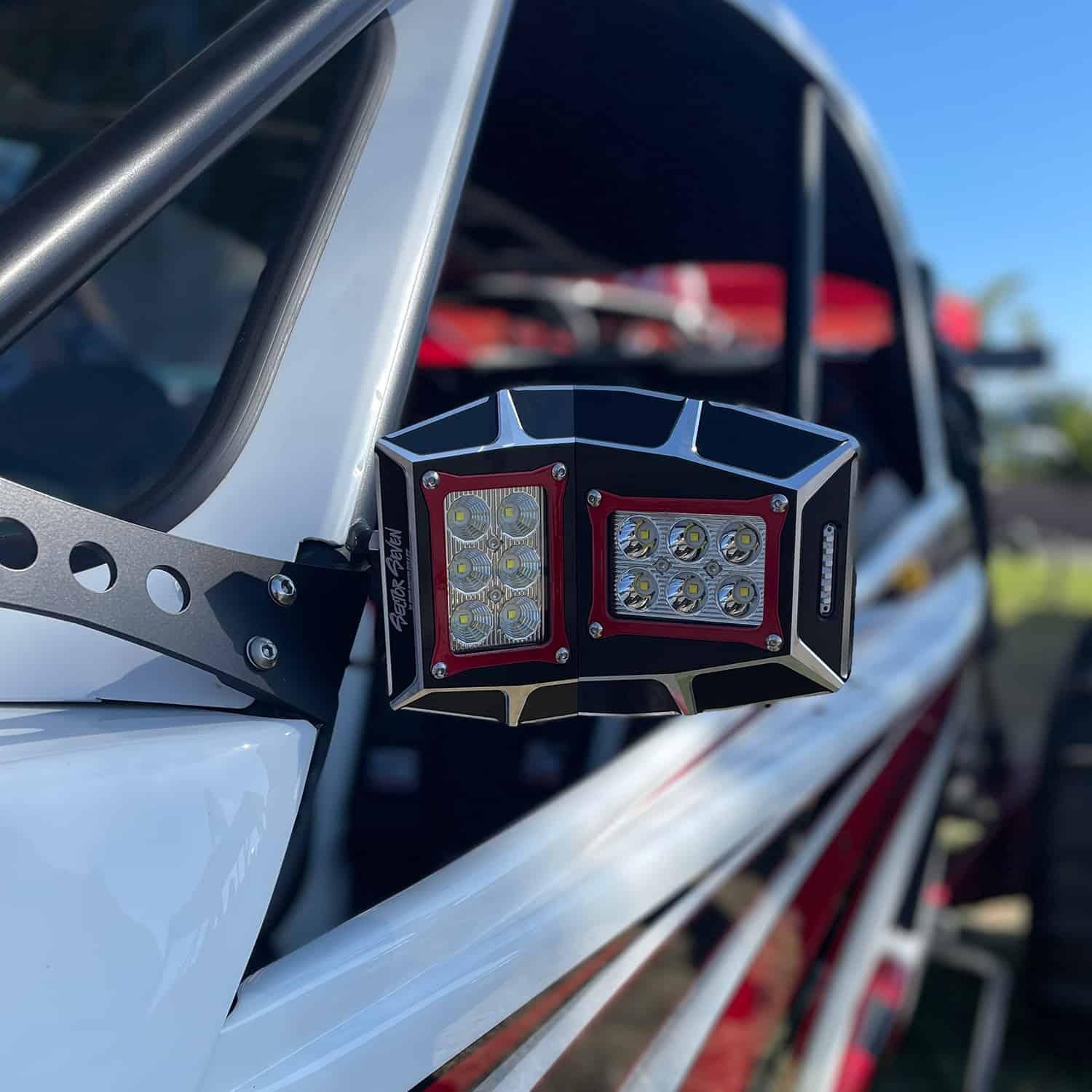 Sawtooth Side Mirrors (M10-1.25 Threaded Ball Mount)