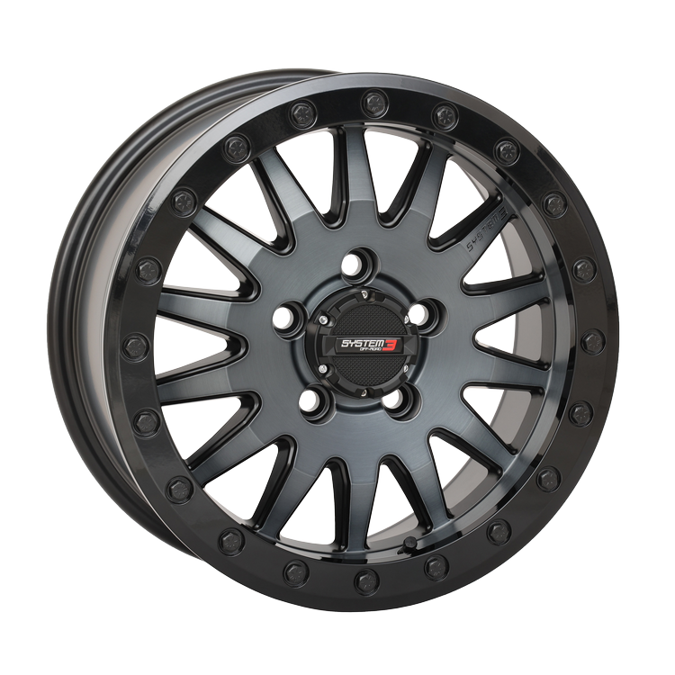 SB-8 Beadlock Wheel (Matte Brushed Grey)