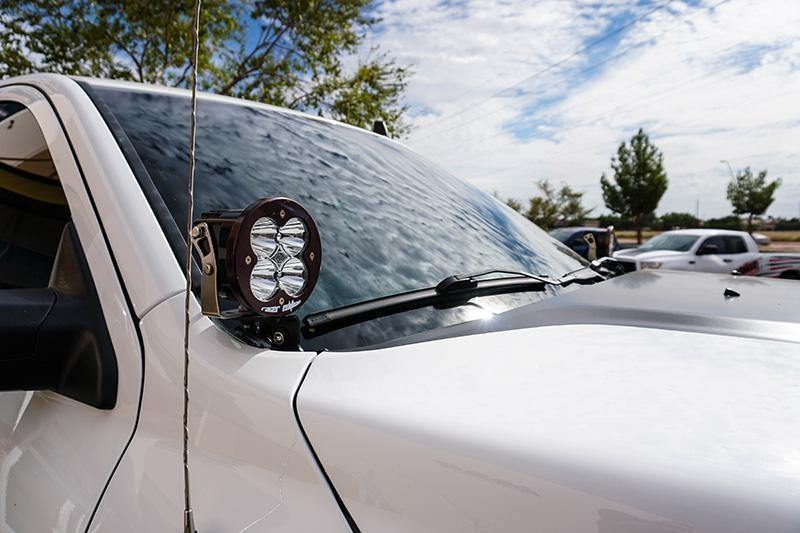 SDHQ '03-CURRENT DODGE RAM SDHQ BUILT A-PILLAR LIGHT MOUNTS