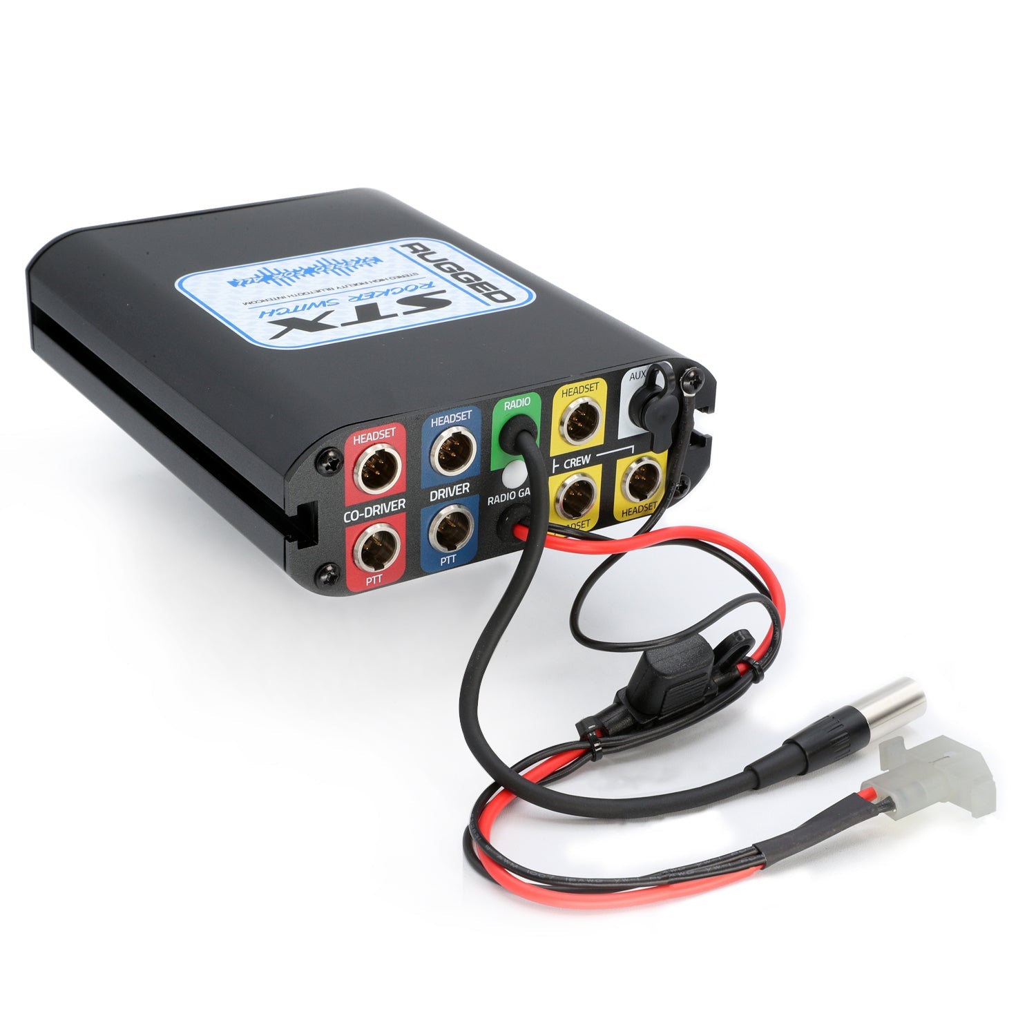 STX STEREO Remote Head Complete Master Communication Kit with Intercom and 2-Way Radio