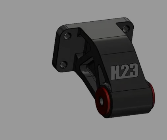 H23 Designs Dodge Ram 2007.5-2009 6.7 2500/3500 Cummins Billet Engine Mounts