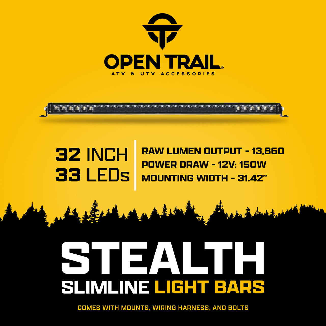 Open Trail STEALTH SLIMLINE LED LIGHT BAR