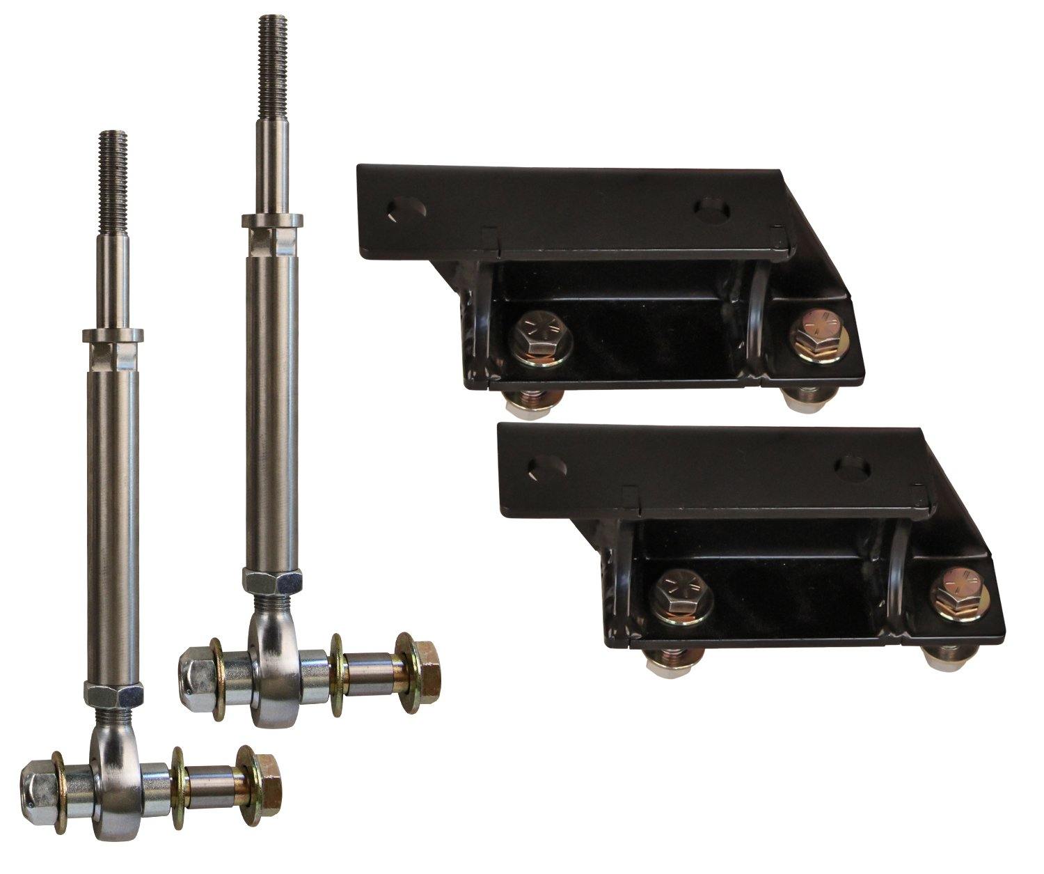 Carli Suspension 2003-12 Dodge Extended Sway Bar End Links and Sway Bar Drops, 6" Lift