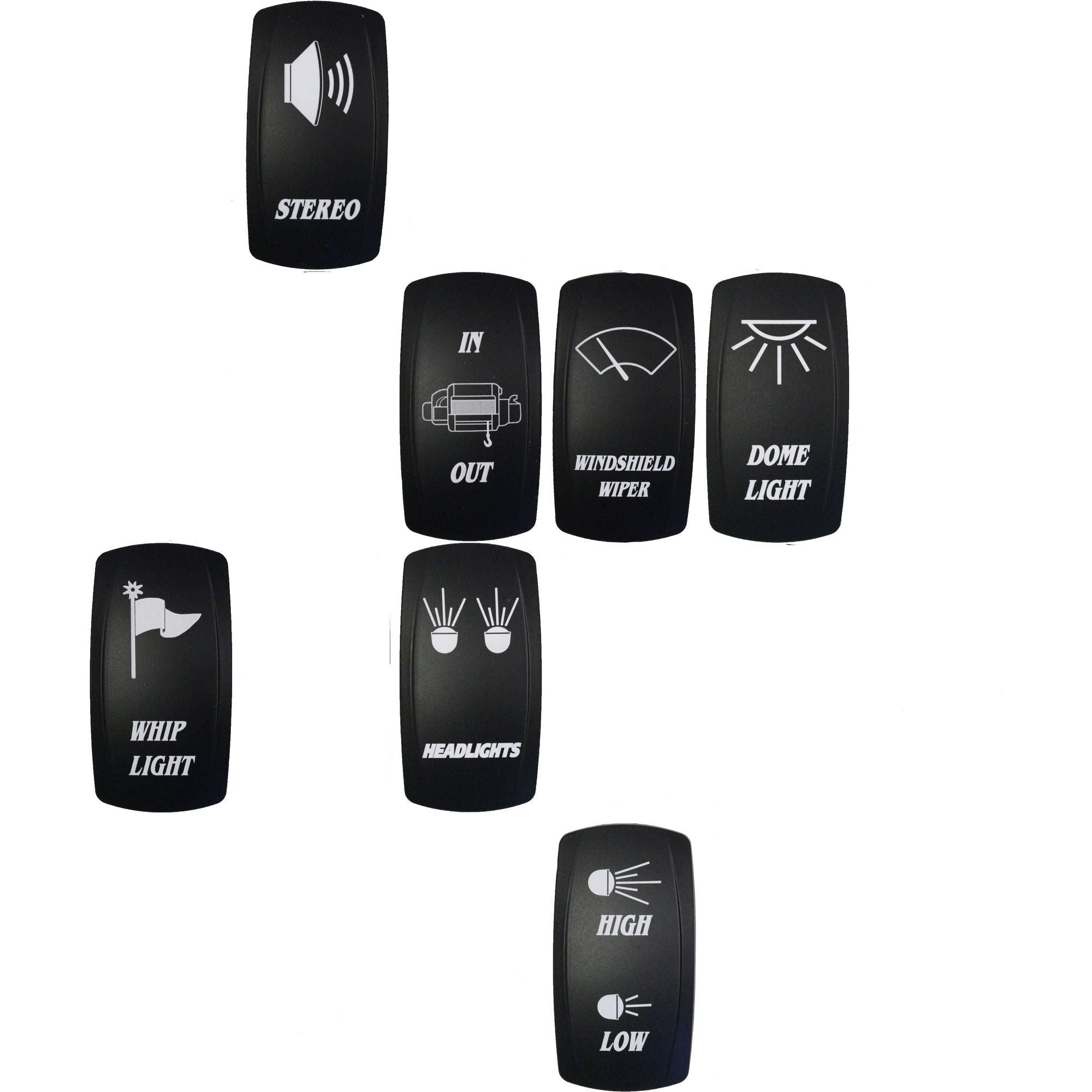 Laser Engraved Switches (GARAGE SALE)