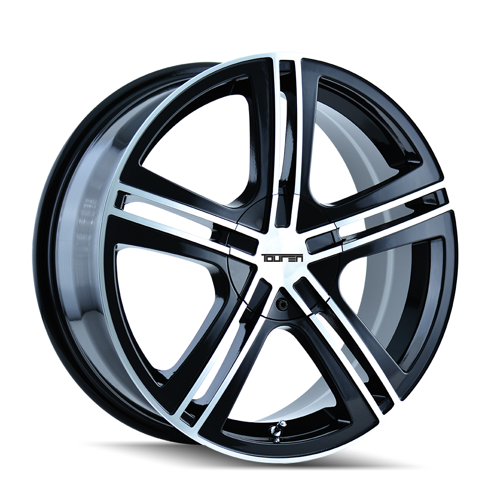 TOUREN TOUREN TR62 3262 GLOSS BLACK MACHINED 17X7 5-100/5-114.3 40MM 72.62MM