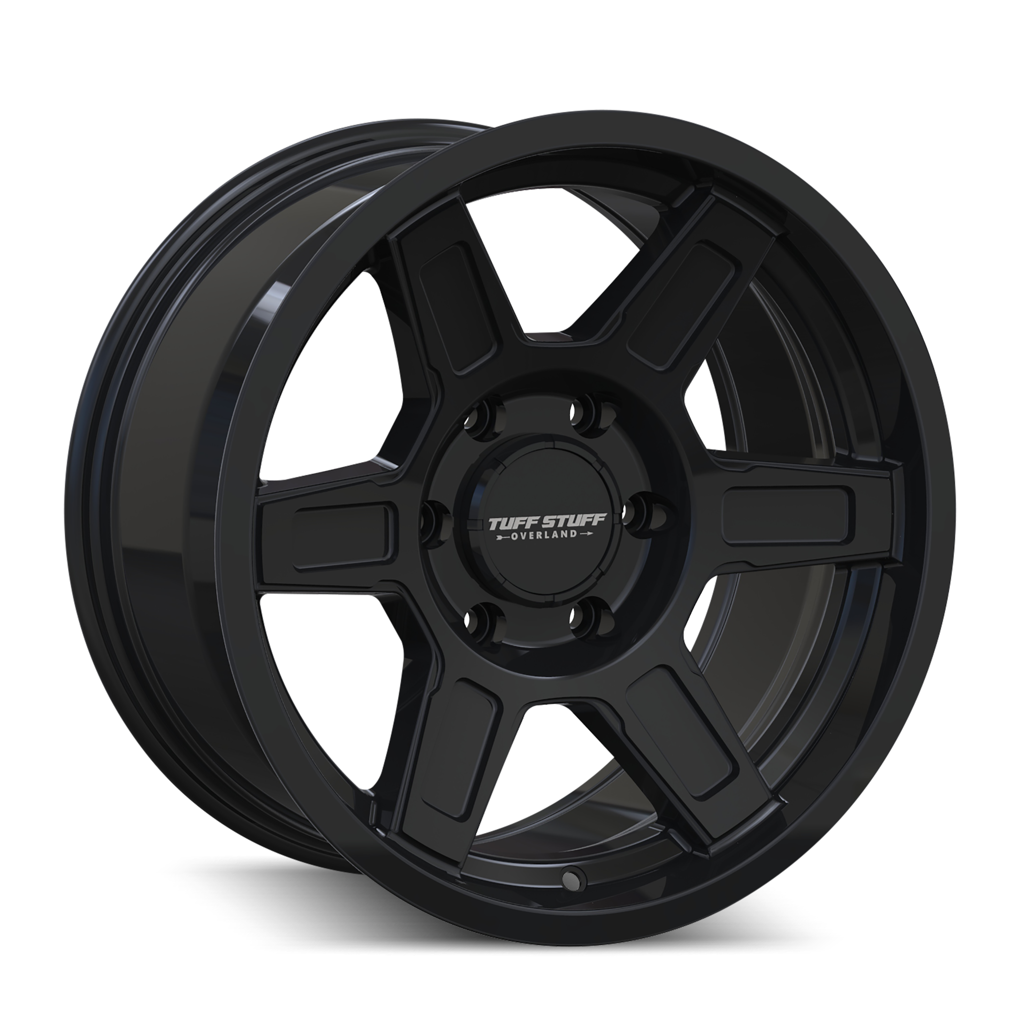 TUFFSTUFF TUFFSTUFF ASCENT TS01 GLOSS BLACK 17X8.5 6-135 0MM 87.1MM