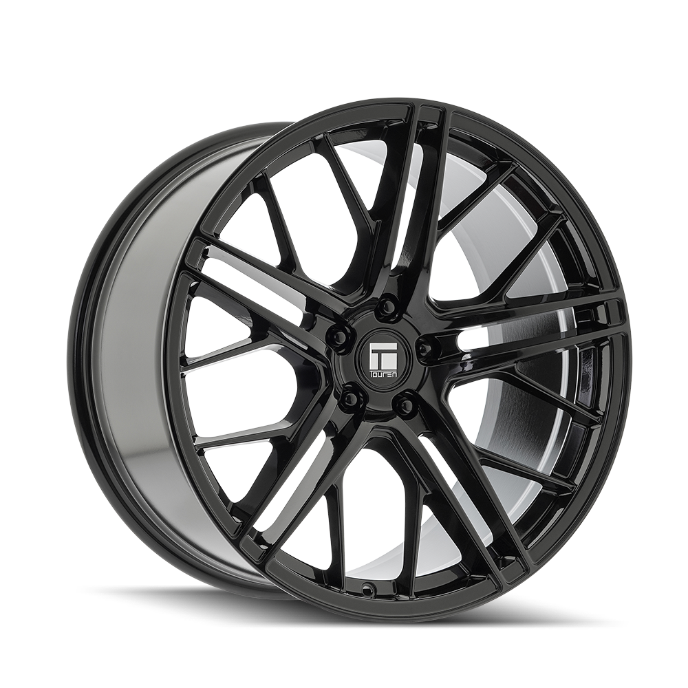 TOUREN TOUREN TF07 3507 GLOSS BLACK 20X9.5 5-112 25MM 66.56MM
