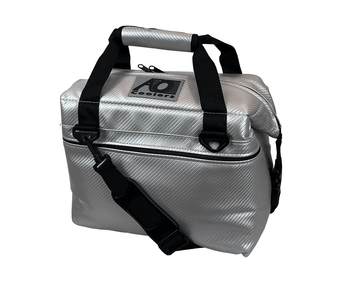 USA MADE Silver Carbon Cooler