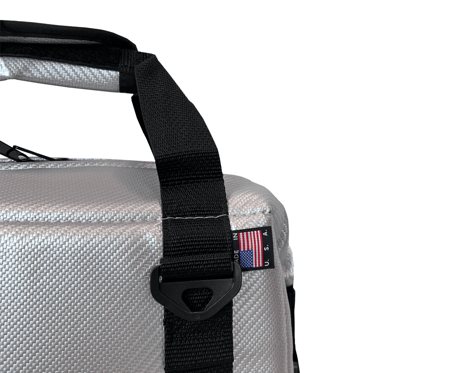 USA MADE Silver Carbon Cooler