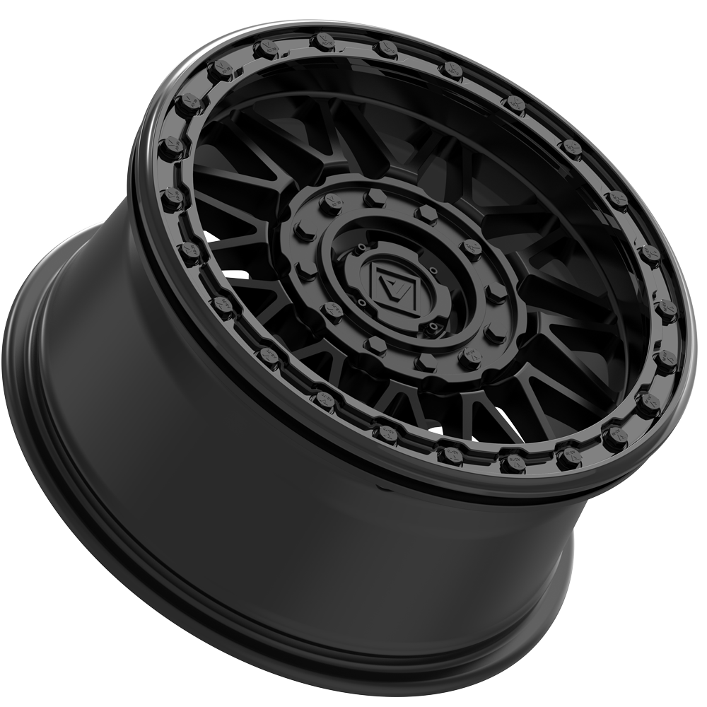 V08 UTV Beadlock Wheel (Satin Black)