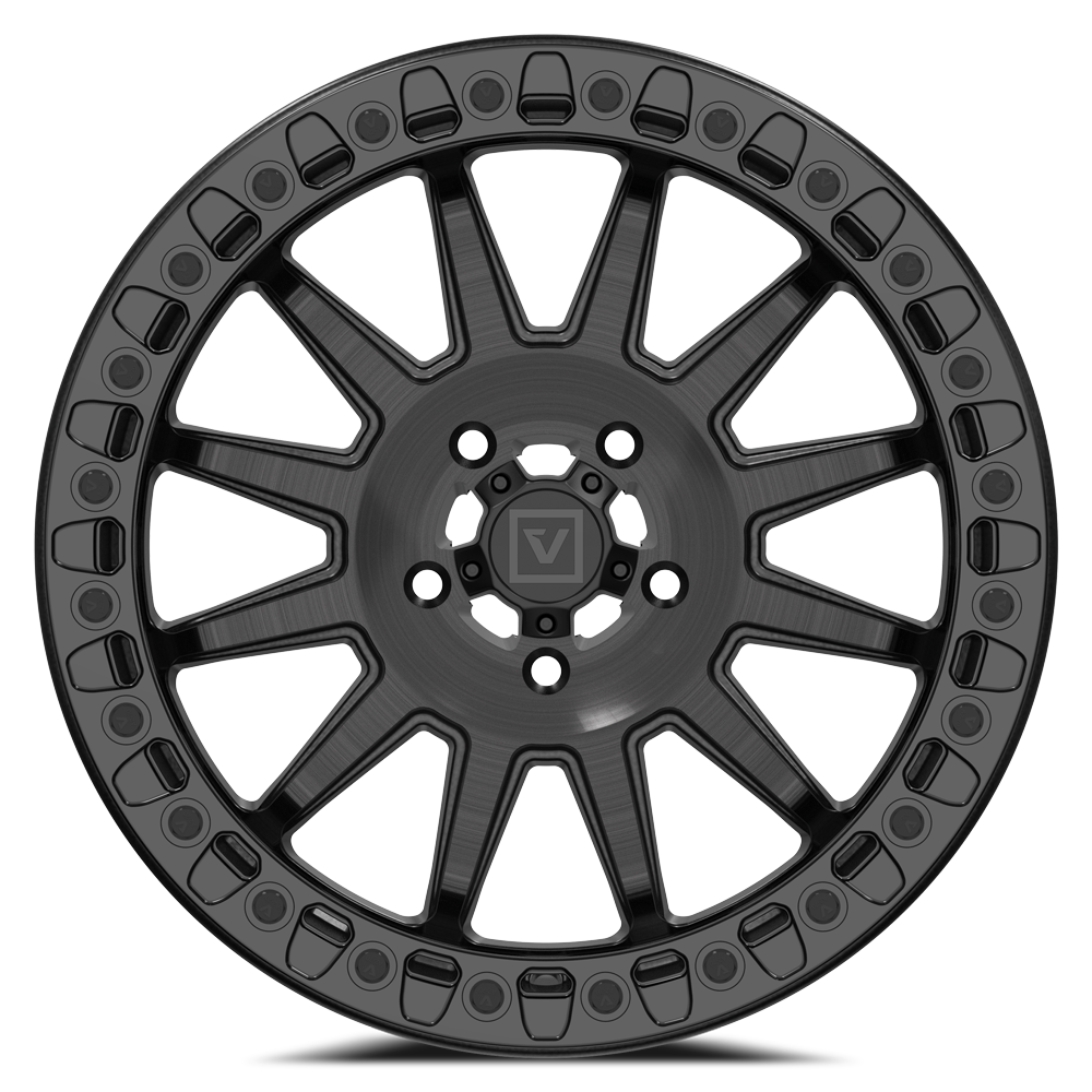 V09 Beadlock Wheel (Brushed Charcoal)