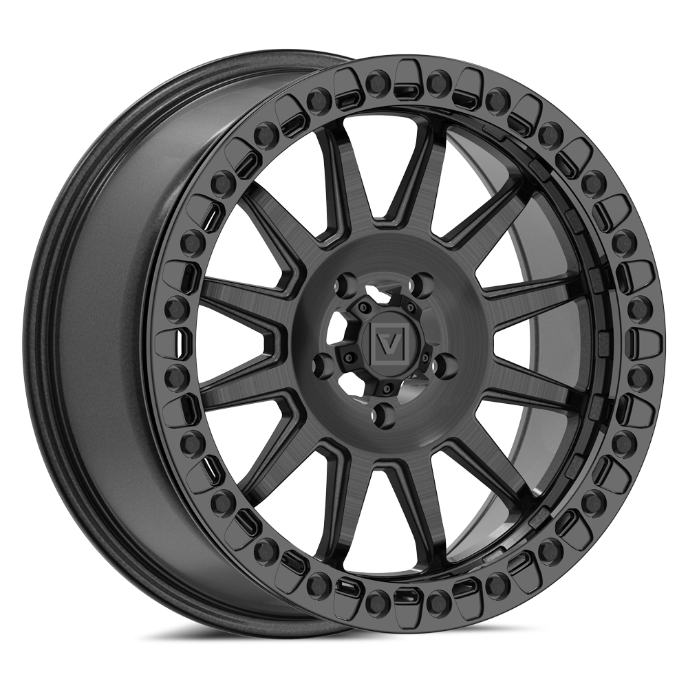 V09 Beadlock Wheel (Brushed Charcoal)