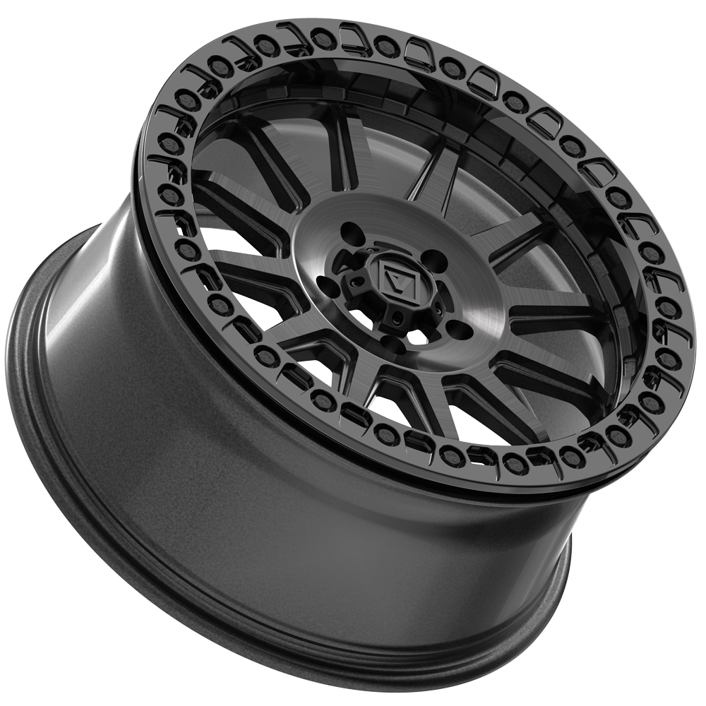 V09 Beadlock Wheel (Brushed Charcoal)