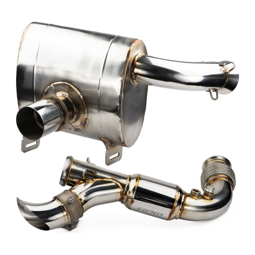 Can Am X3 Full 3" Chambered Q-Series Turbo Back Exhaust System